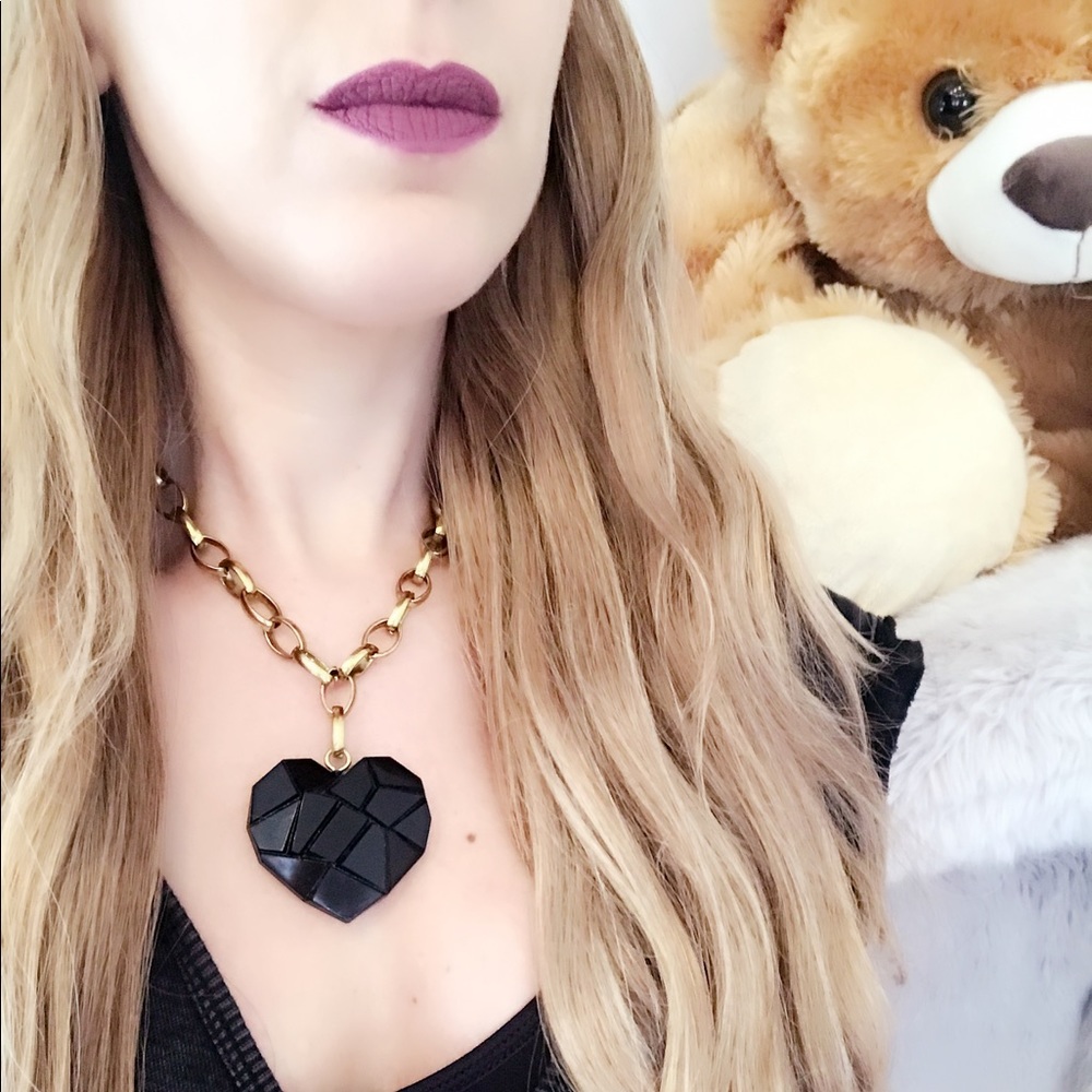 Black Heart Necklace